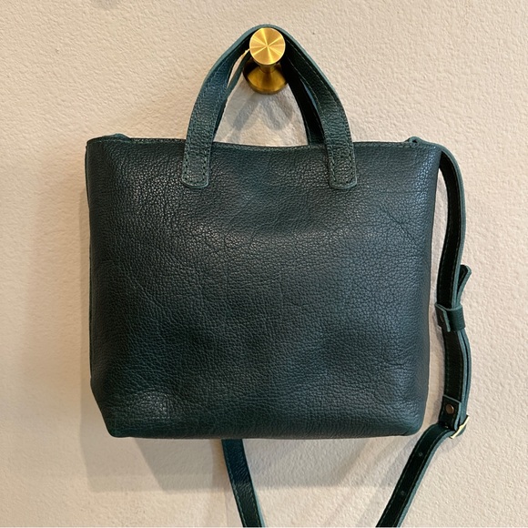 Portland Leather Goods (PLG) GREEN lagoon mini Tote Bag - Picture 9 of 11